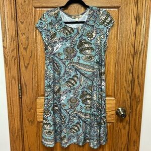 Axyeh Paisley Dress